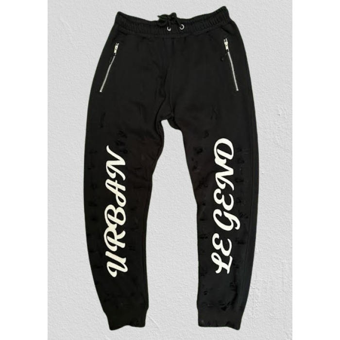 Distressed Jogger Set